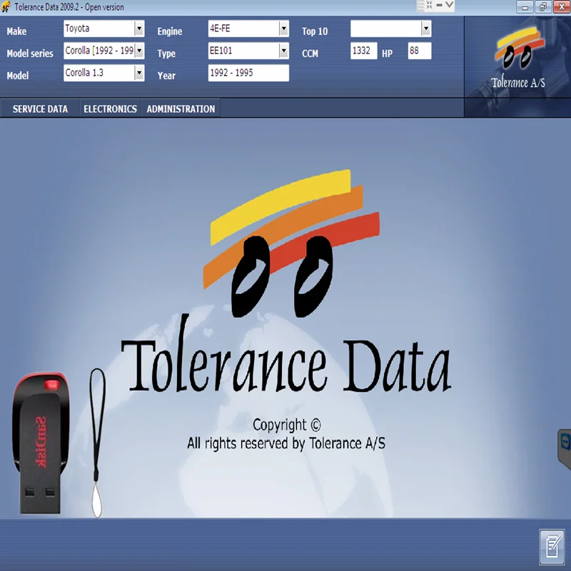 

Hot sell Auto Repair Data with Free Keygen Unlimited Installation auto repair Program Diagnostic Software Tolerance Data 2009.2