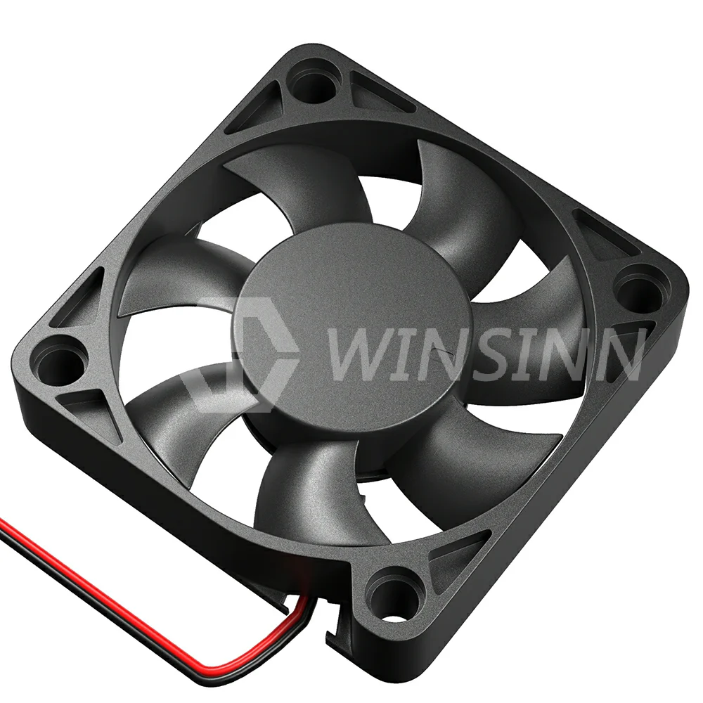 WINSINN-Ventilateur de refroidissement hydraulique sans balais, 5010, 50mm, DC, 5V, 12V, 24V, Touriste, Roulement à billes, 50x10mm, 2PIN