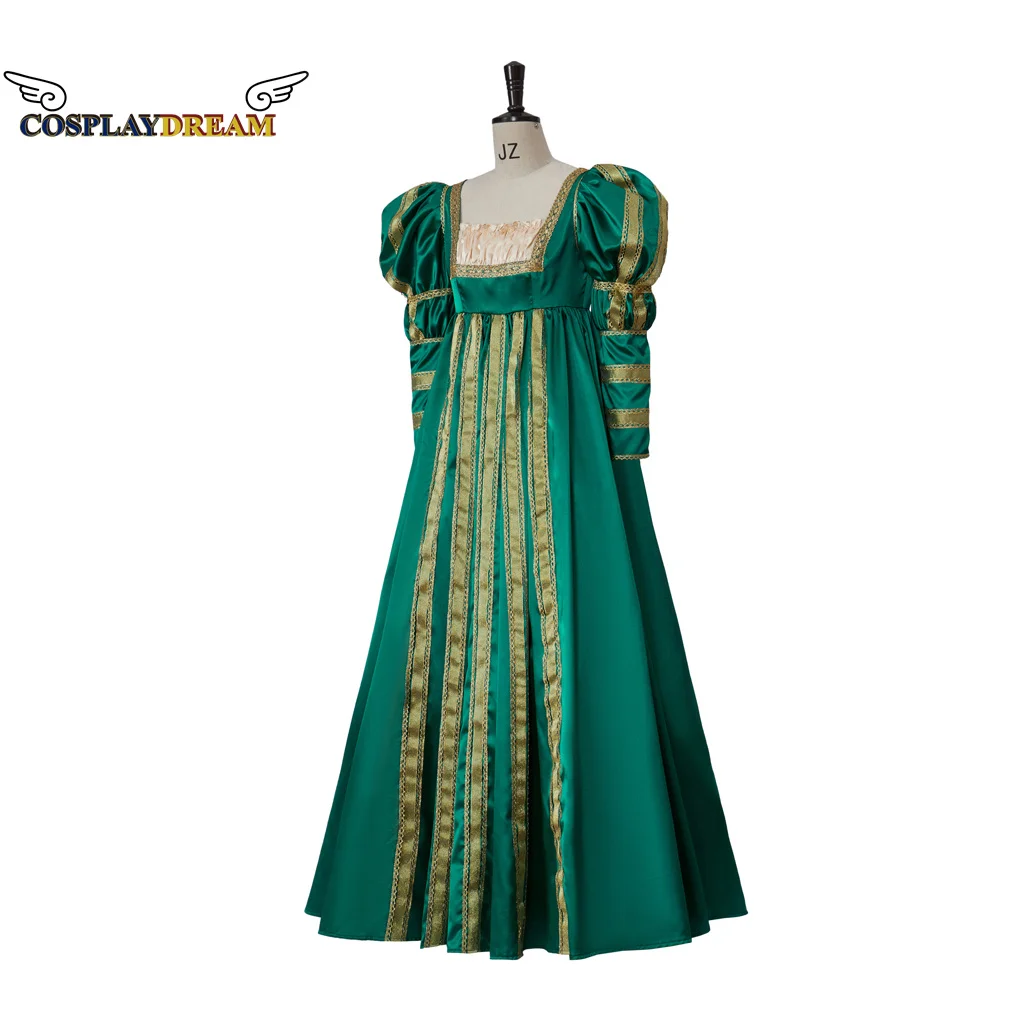 The Borgias Season Cosplay Costume Lucrezia Green Dress Medieval Dress Vintage Renaissance Ball Gown Historical Costume