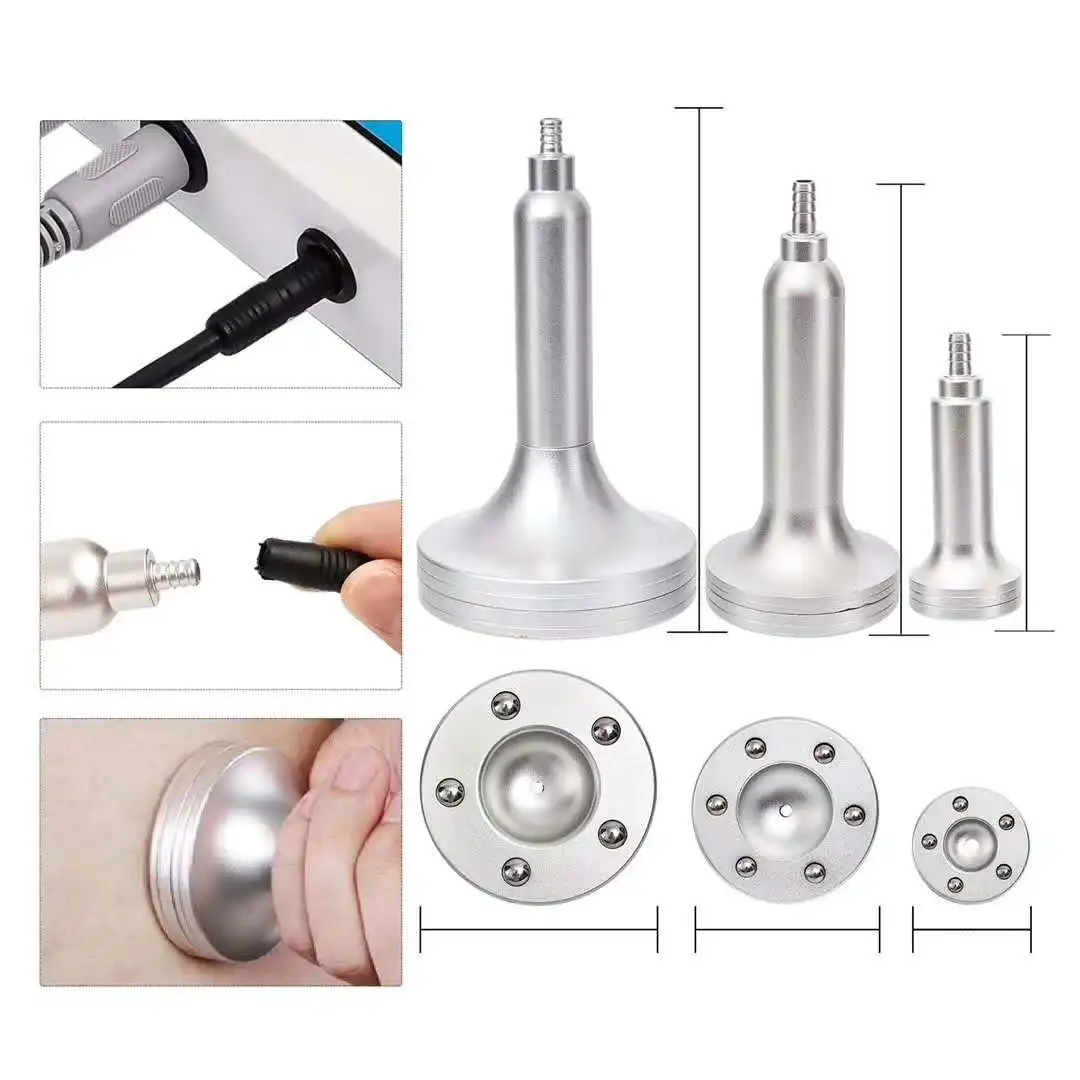 New Vacuum Therapy Machine 24cups Breast Buttock Enlargement Vacuum Suction Cupping Machine Metal Roller Massager