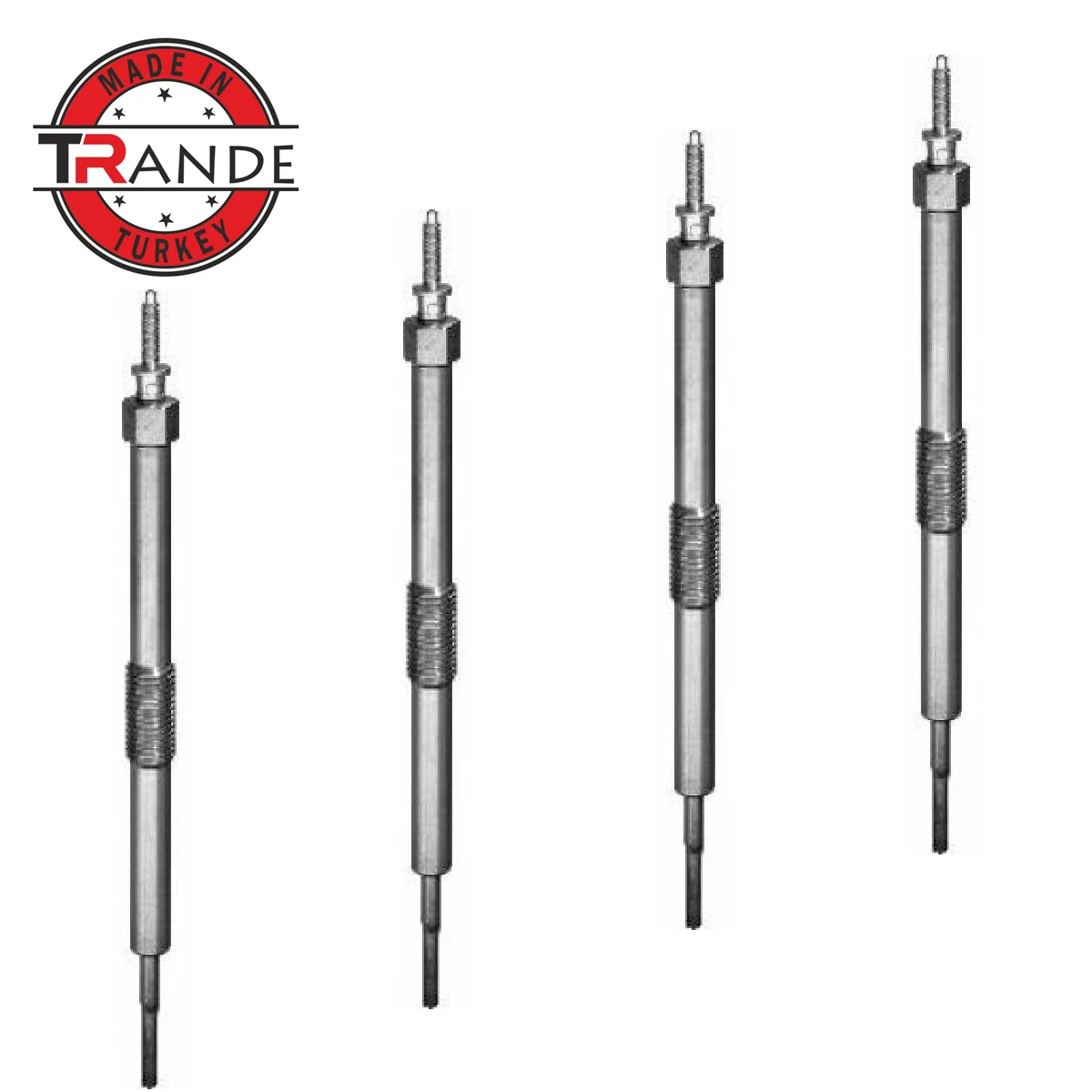 Trande Diesel Engine Heater Glow Plug 4 Pcs 11V For 0100226638 Made In Turkey Trande Store Guarantee