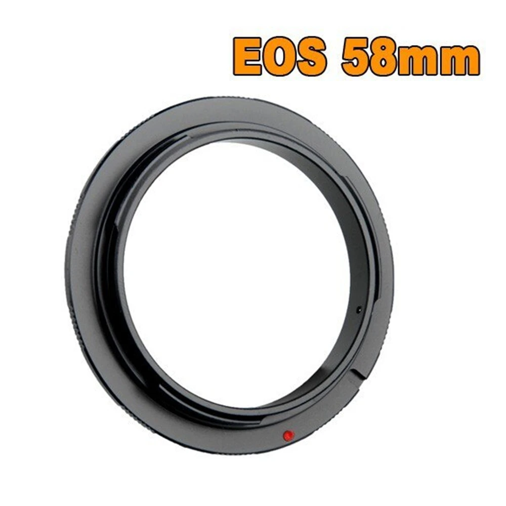 NEW 58mm Macro Reverse Adapter Ring For Canon EOS 450D 550D 600D 1100D EF Mount