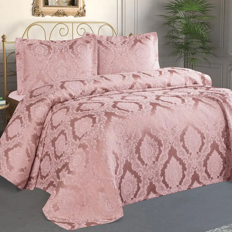 New Season Special Edition Chenille Double Bedspread Set Pillow Cases Velvet Fabric Soft Texture Jacquard 235*250 Cm