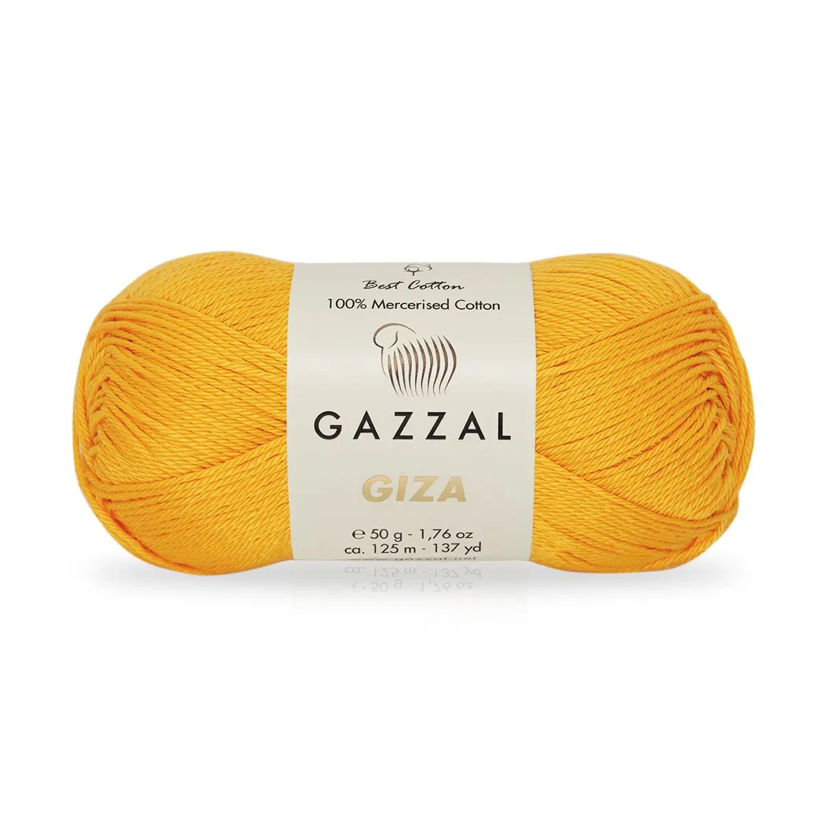 Gazzal Giza Ball Hand Knitting Yarn, 50 grams 125 meters, Thread  Mercerized Cotton, Autumn / Winter Season, Amigurumi, Crochet, Clothes, Cardigan,