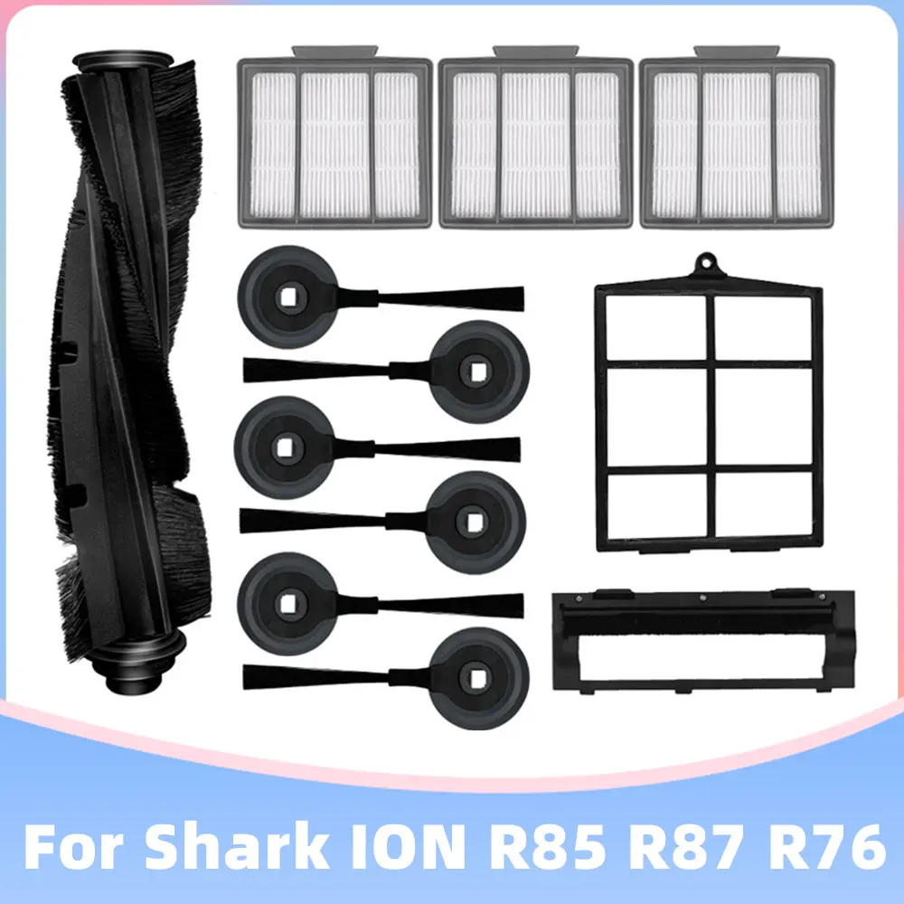 Compatible For Shark ION R85 RV850 S86 S87 S88 R71 R72 R75 RV761 RV771 RV871 AV751 Vacuum Main Parts Side Brush Hepa Filter