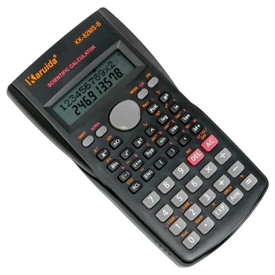 Calculator scientific 240 functions 12 digit double DISPLAY 2 lines