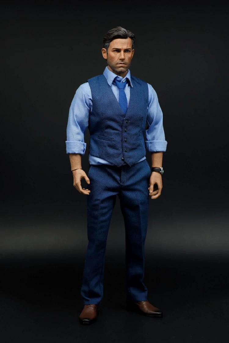 W MAGAZYNIE 1/6 Skala męska głowa Ben Affleck Sculpt PVC Męska głowa żołnierza Carving Fit 12'' Męska figurka akcji Body