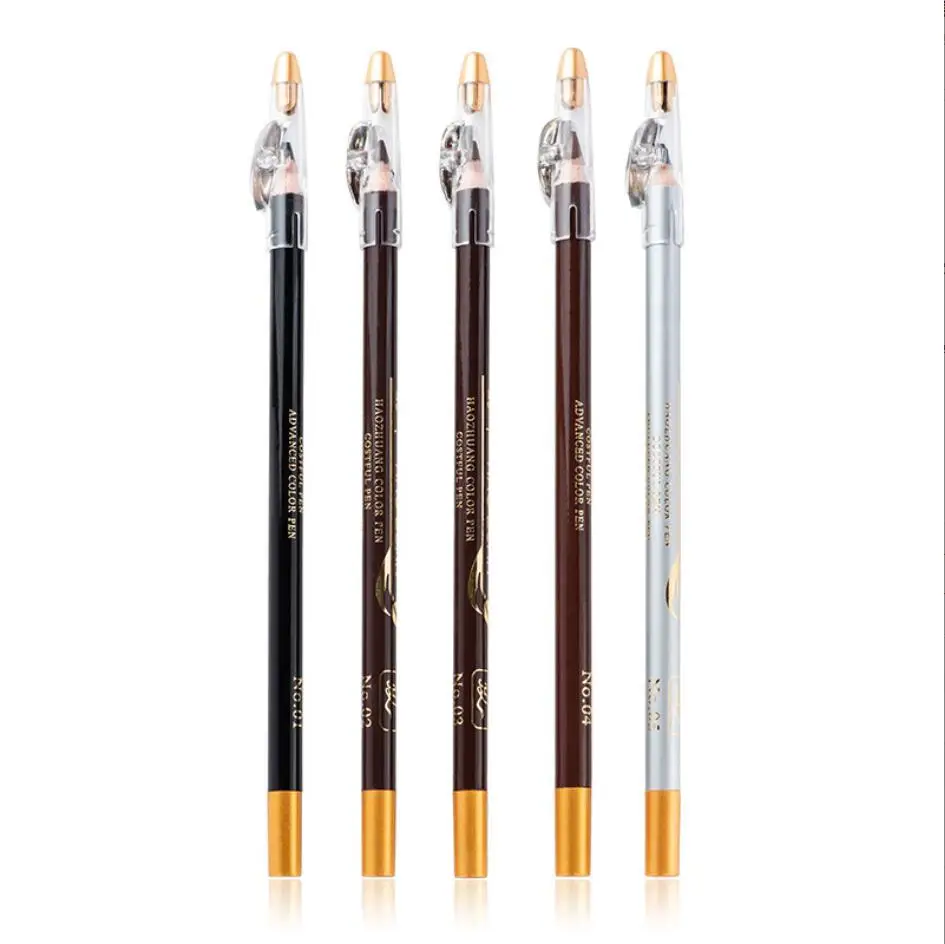 

Pencil Available Eyebrow Pencil Shadows Cosmetics Natural Long Lasting Tint Waterproof Microblading Wooden Eyebrow Pen T2089