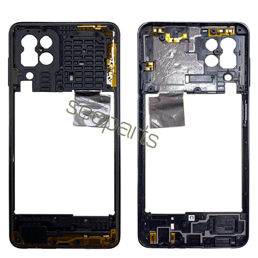 For Samsung Galaxy M32 Middle Frame Plate Housing Bezel Mid Faceplate Bezel Frame Replacement Parts For SM M325FV M325F M325F/DS