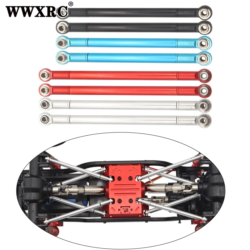 8 قطعة المعادن سحب قضيب ربط قضيب الربط ل 1/12 MN128 MN86S MN86 MN86KS MN86K MN G500 ترقية أجزاء RC اكسسوارات السيارات