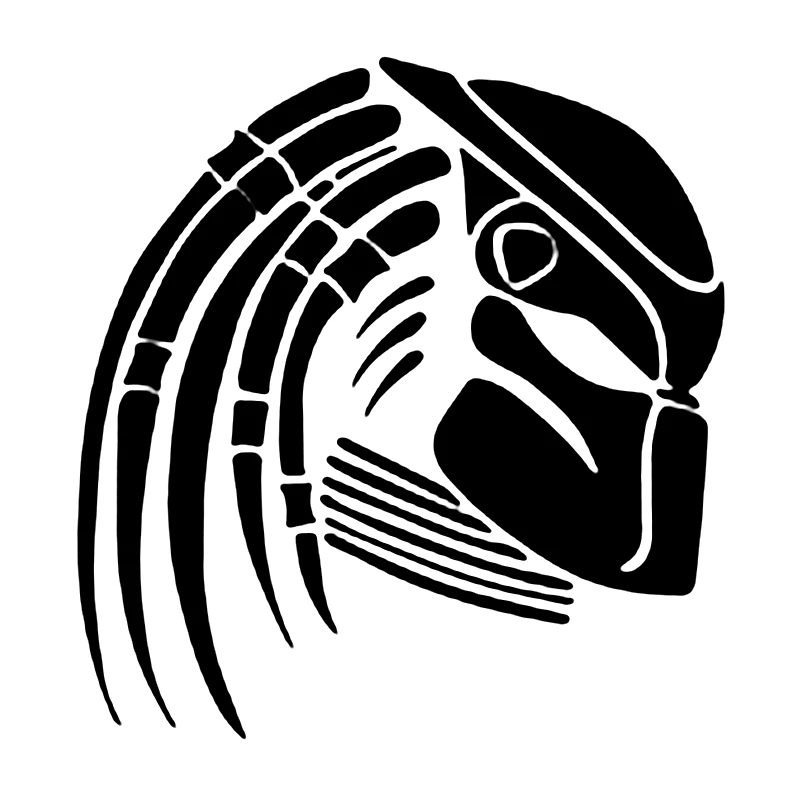 

Various Sizes Vinyl Decal Alien Face Car Sticker Waterproof Auto Decors on Motorcycle Bumper Rear Window