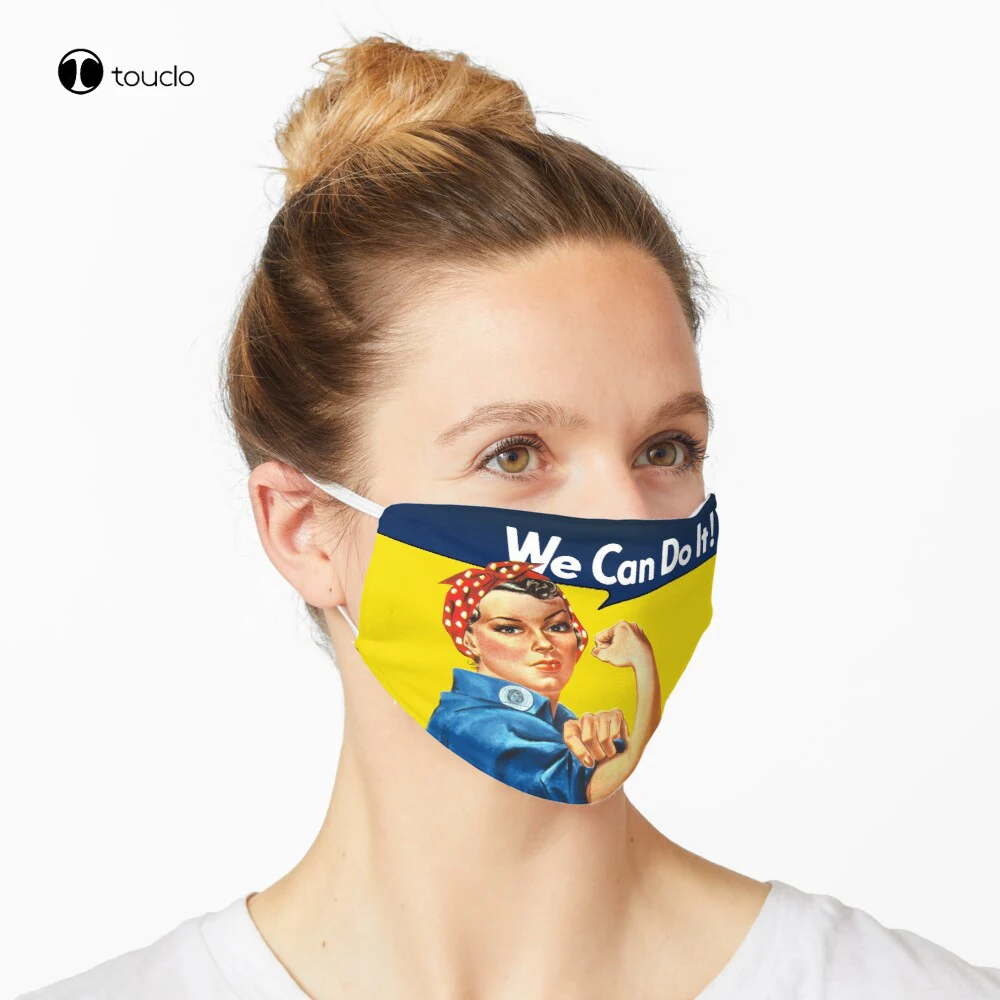 We Can Do it! - Mask  Face  Filter Pocket Cloth Reusable Washable