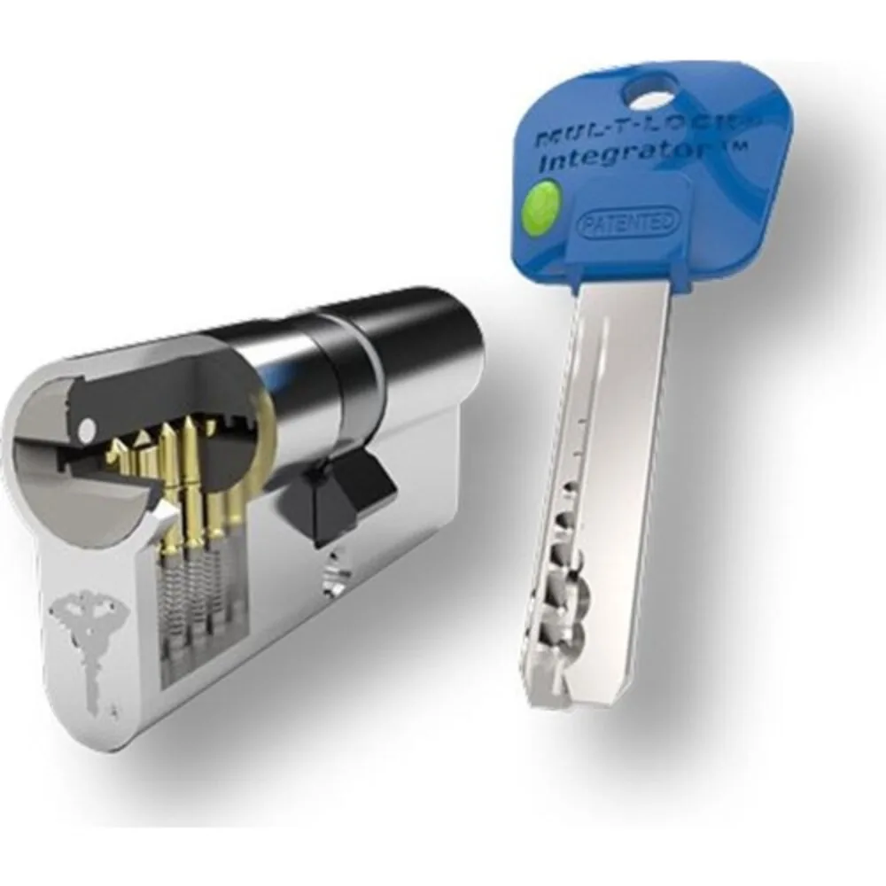 Mul-T-Lock Integrator Barrel/Cylinder 68 mm 3 keys included In this mechanism 7 rows are encrypted