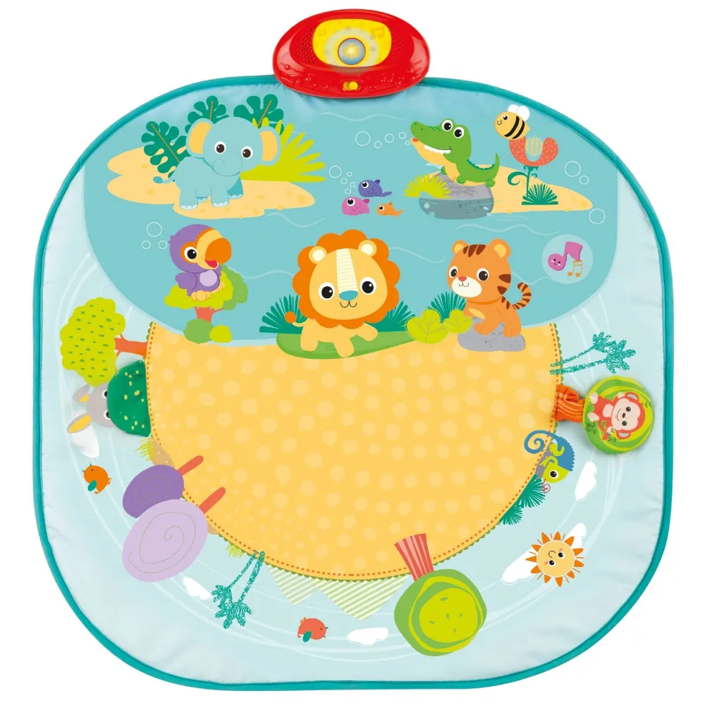 Children's rug light and sounds jungle Winfun, musical carpet, baby activity rug, early childhood toys