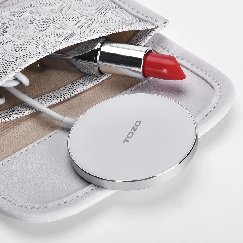 TOZO W6 magnetyczna bezprzewodowa ładowarka do telefonu iPhone 13 Series ładowarka do telefonu magnetyczna ładowarka indukcyjna do iphone'a bezprzewodowa ładowarka