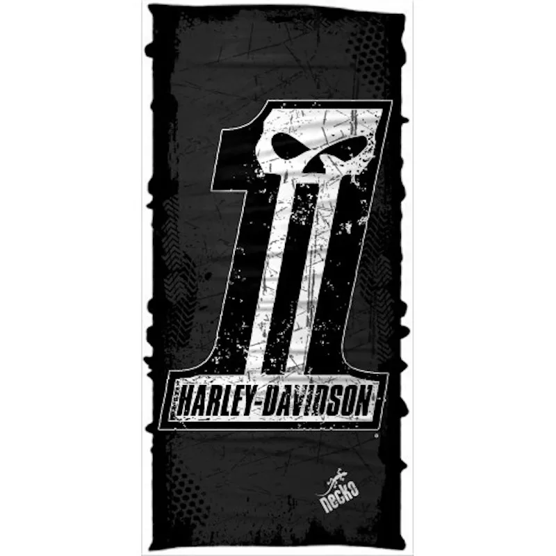 

Harley Davidson One Bandana Buff Face Mask Black Tube Neck Gaiter Warmer Snood for Men Women Bike Motorcycle Rider