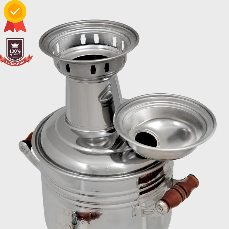 Kettle Samovar Wood Stove Charcoal Camping Coffee Machine For Camping supplies Kitchen Survival Multicooker Tableware Camp Utens