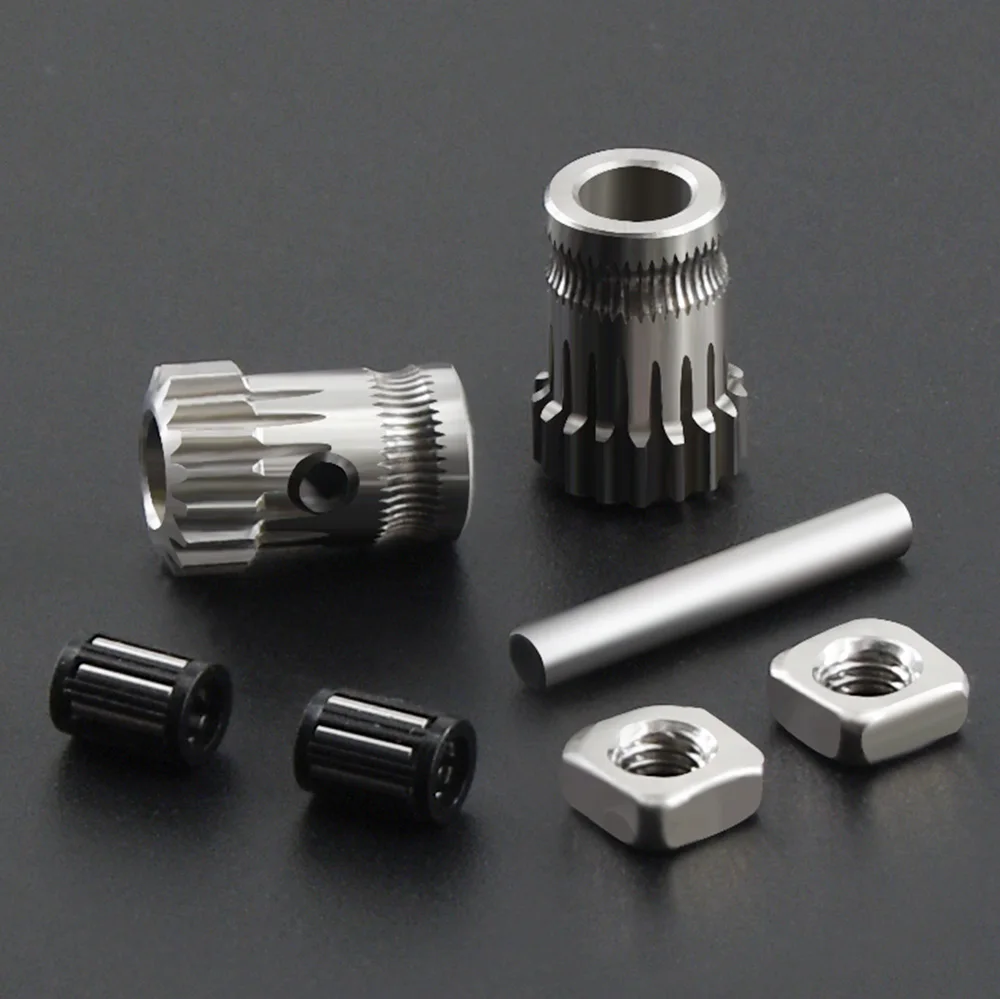 Antriebsgetriebe-Kit Dual-Drive-Extruder-Kit – Klon-Btech-Upgrade für Prusa i3 3D-Drucker – Getriebe für Bowden 3D-Drucker-Kit – Detail 3