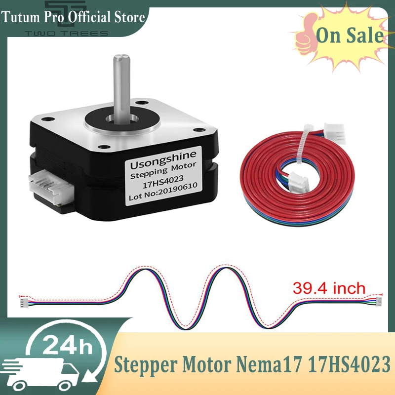 Stepper Motor Nema17 17HS4023 for  3D Printer Extruder 4-lead Nema 17 22mm 42/ 1.0A 12V 14N.cm CNC Laser Engraving machine Motor