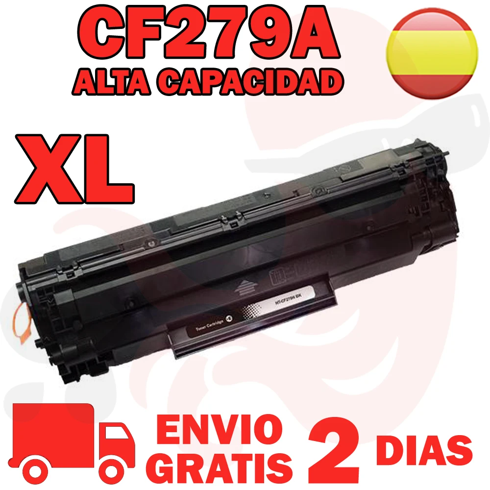 HP CF279A XL (High Capacity) Compatible With HP 79A - Non Oem - Cartridge LaserJet Pro M12A, M12W, M26, M26A, M26NW - Generic Printer Consumable - CF279X - 79X - Capacity 2.500 Pages