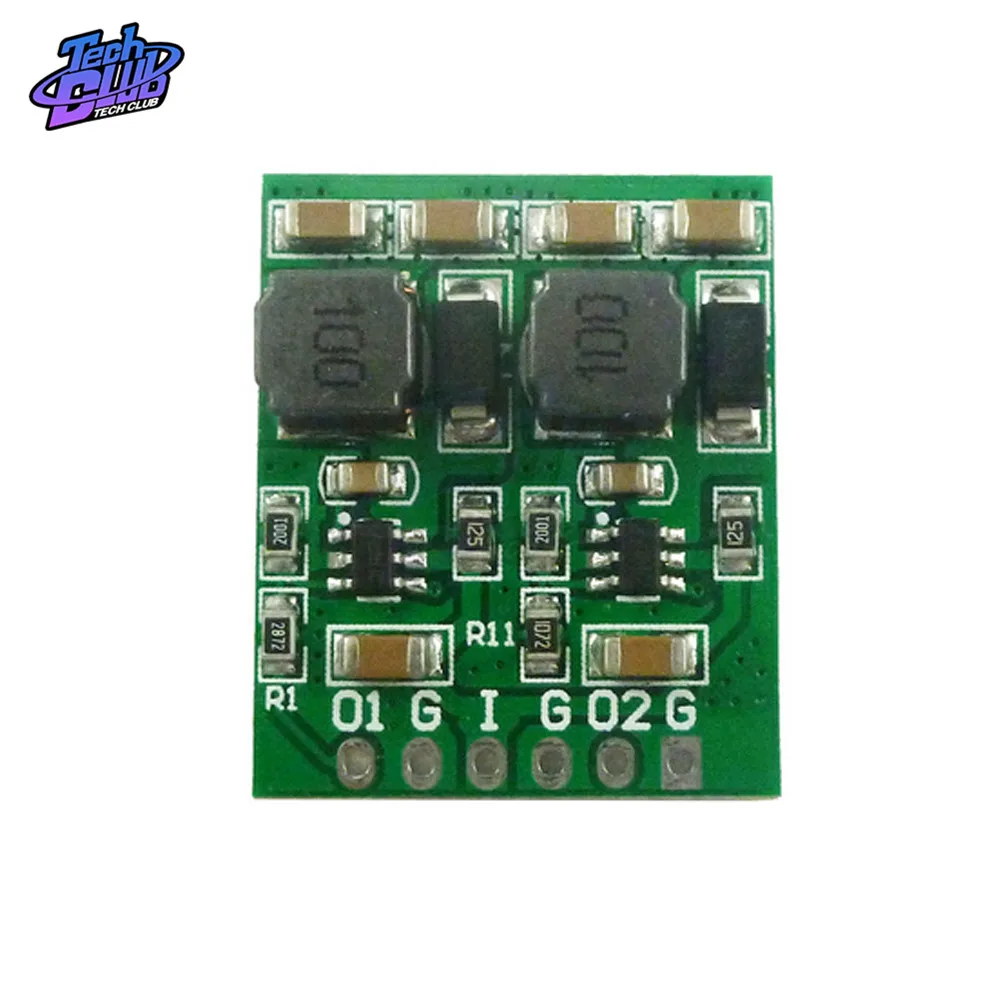 New Module 3.3V 5V 12V Dual Output DC DC Step-Down Buck Converter Board 10W 2 Channels Multiple Switch Power Supply