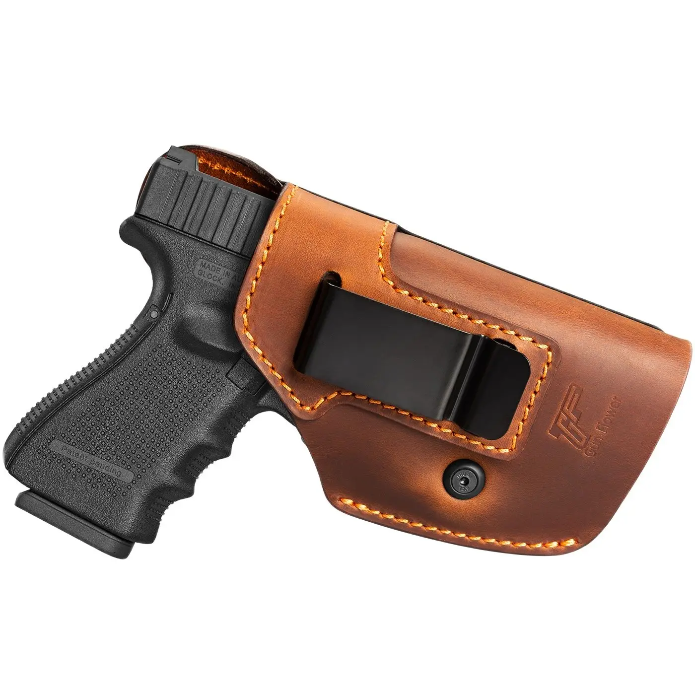 

Handmake IWB Universal Leather Holster G43/G19 Fit For More than 100 Brown Conceal Carry Case Bags