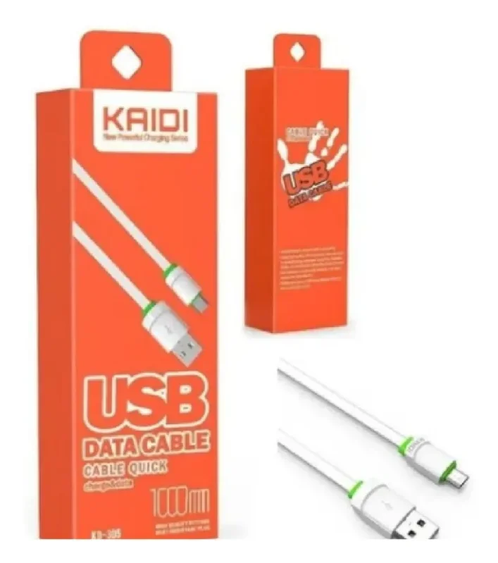 Cabo Usb C De Dados Carga Tipo C Reforçado Turbo Kaidi