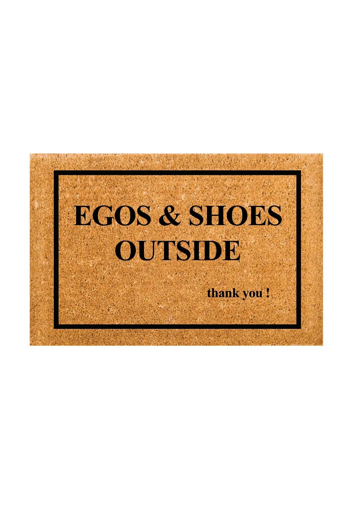 Egos & shoes – paillasson extérieur Anti-poussière, résistant à l'usure, antidérapant, pour porte d'entrée, raclage de la boue et du sable