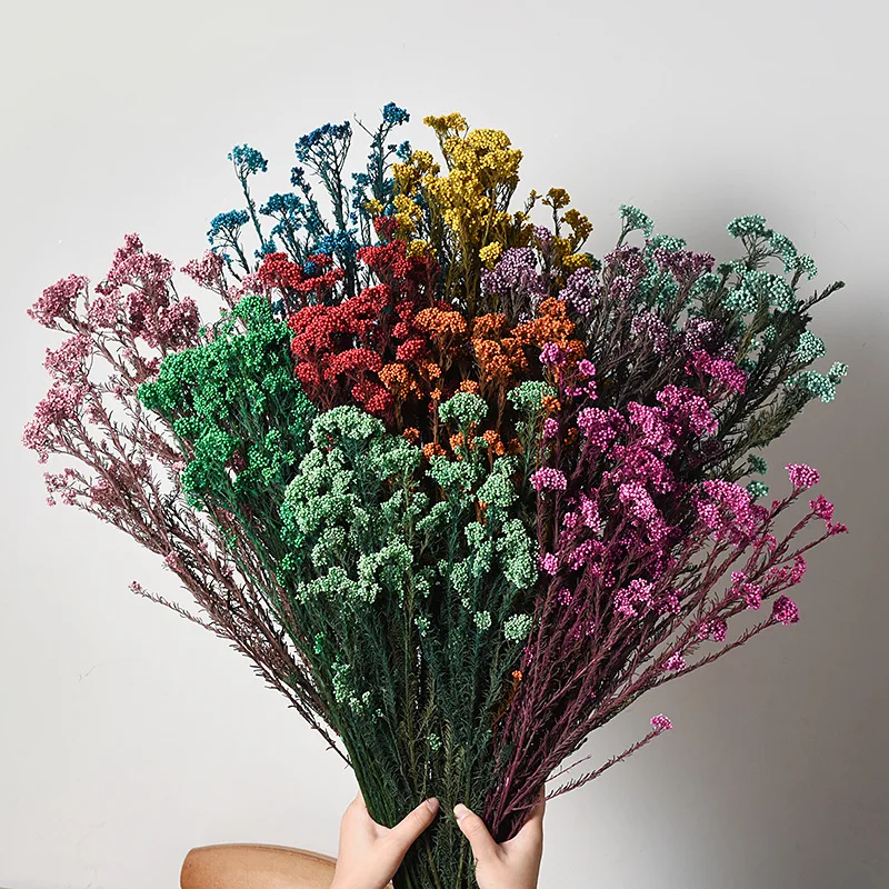 

60/120g Natural Real Eternal Rice Flower Millet Flower Bouquet DIY Candle Resin Accessories For Living Room Home Wedding Decor