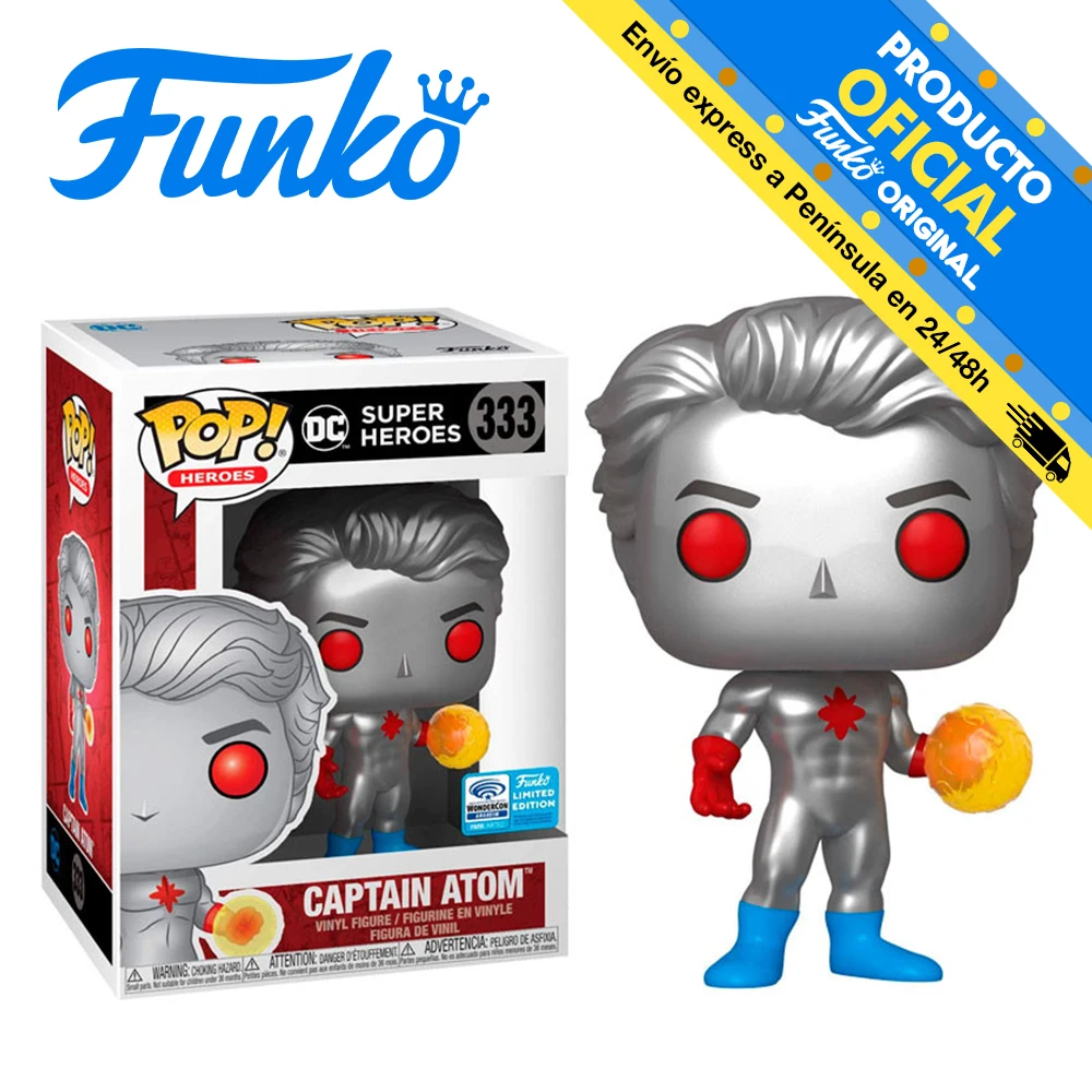 FUNKO POP! DC Super Heroes exclusive atom captain WC20 original toys for boys and girls original gifts collector figures dolls shop with box new man woman official license