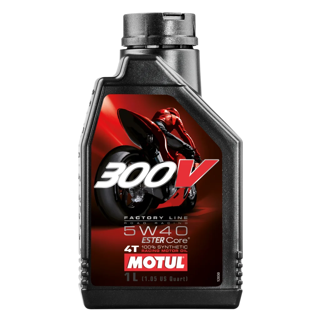 Motul 104112 motorcycle Racing engine oil 300V 4t 5w40 Factory Line Road Racing 1litre synthetic 100% lubricant Ester Core biker