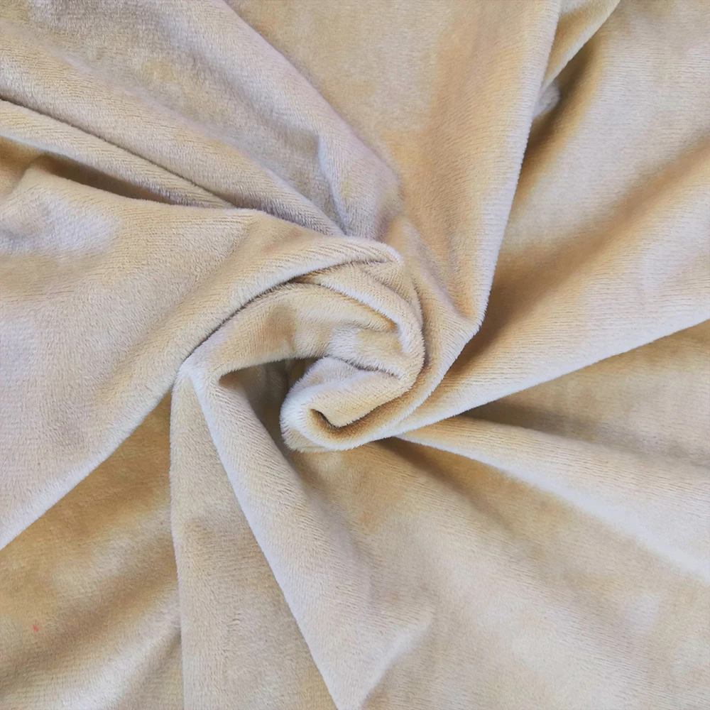 CHEONET Stoff – Kurzplüschstoff, superweicher Plüsch-Polarfleece zum Nähen von Puppen, DIY-Handarbeit, Textilstoff für Spielzeug, Flanell
