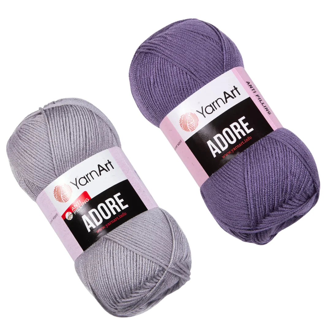 Yarnart Adore Anti-Pilling Knitting Yarn for knitting and crochet DIY Amigurumi Baby Soft knitted Doll Threads Knitwear Cardigan