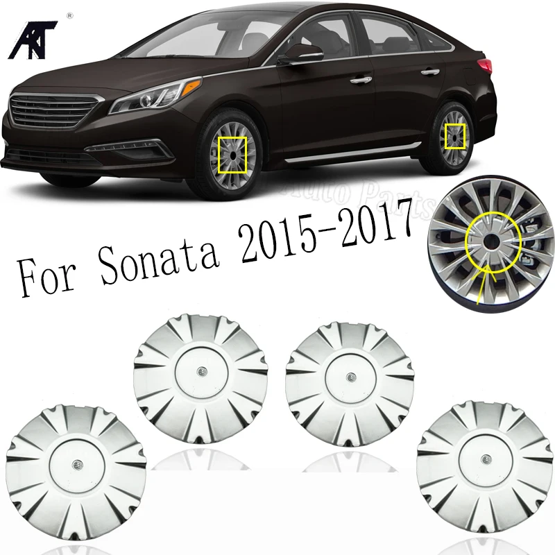 Wheel Center Cap for 2015 2016 2017 Hyundai Sonata OEM 52960C1300