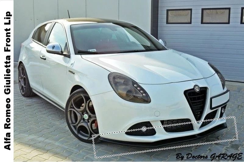 

Front Bumper Attachment Alfa Romeo Giulietta Universal Front Lip Diffuser Car Auto Accessory Car-styling 3 Pcs Body Kit Ornament