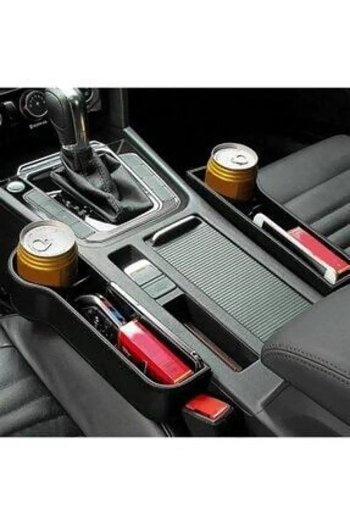 

Seat Cup Holder Organizer Double Set Right Left Set-Universal Fits Most Models Auto Styling Useful Helpful Accessories