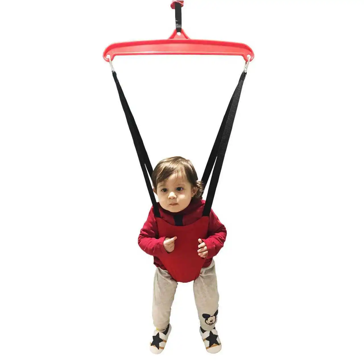 

Svava Baby Bouncy Jumping Walker - Booster Kids Swing (Red) Baby Walker Baby Walking Accessory