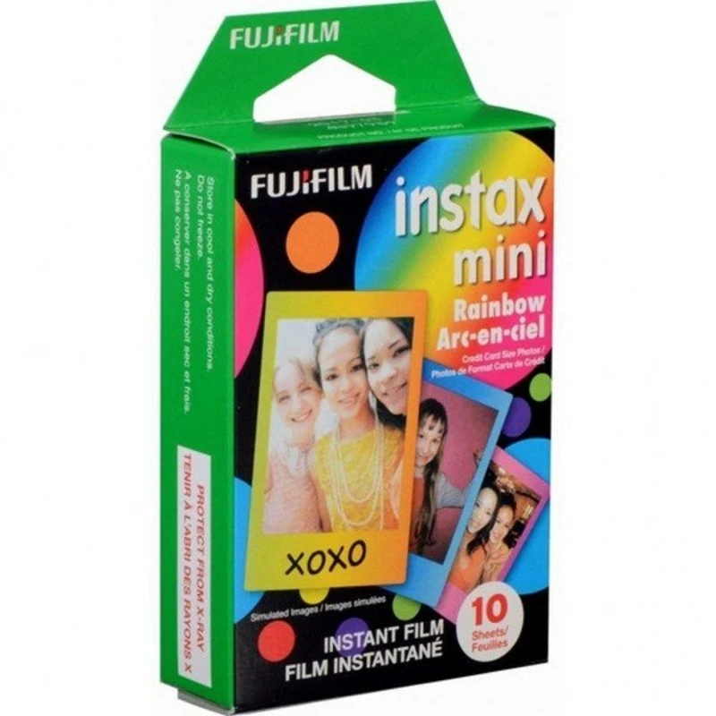 Instax Mini Film Kit with 10 Photos Fujifilm Rainbow