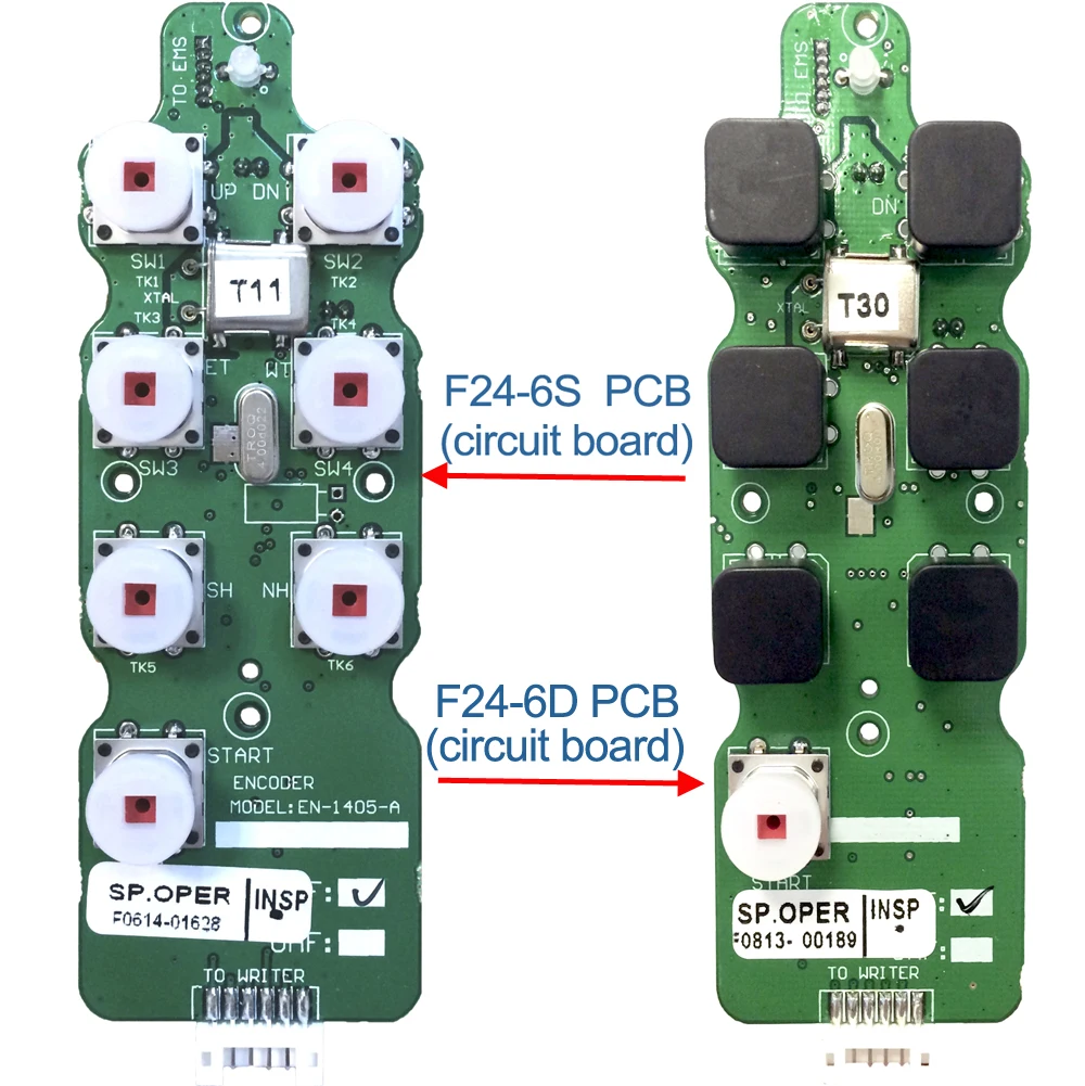 

Telecontrol industrial 6 keys wireless crane remote control F24-6S F24-6D transmitter emitter PCB or CPU Circuit board