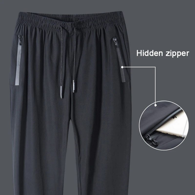 2022 new Sport Pants Men Running Pants With Zipper Pockets Men Training and Joggings Pants Casual Sportwear Pants For Men