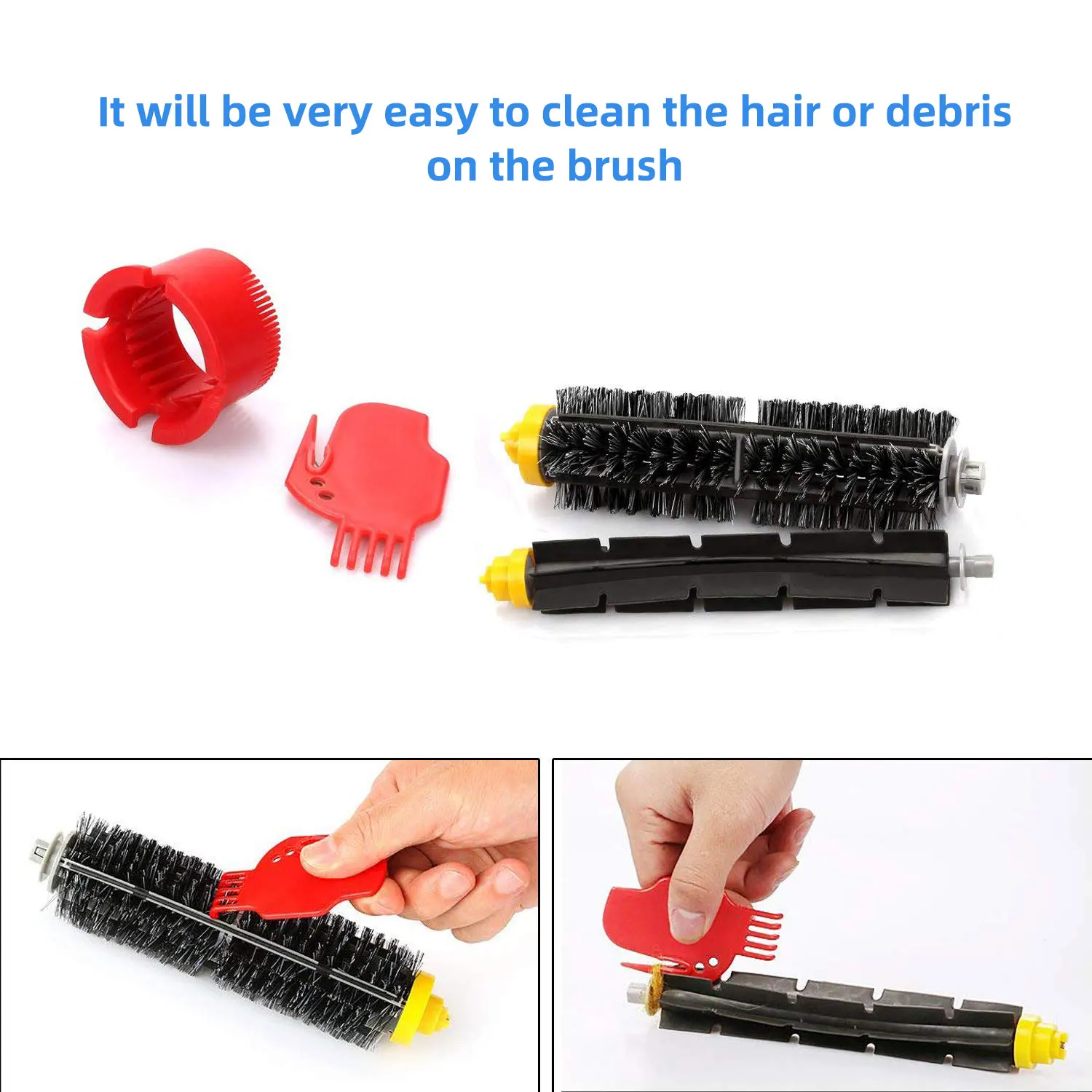 Compatible For iRobot Roomba 614 / 620 / 630 / 650 / 651 / 671/ 660 / 692 Robot Vacuums Accessory Main Side Brush Filter Part