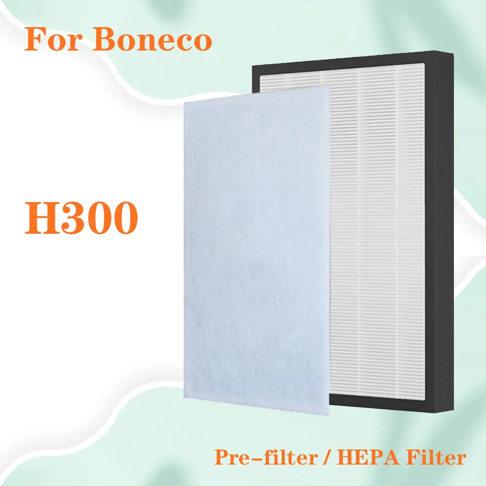 Air Purifier Filter Replacement For Boneco H300 H400 HEPA filter Dust Pollen Collection Filter 250*250*30mm