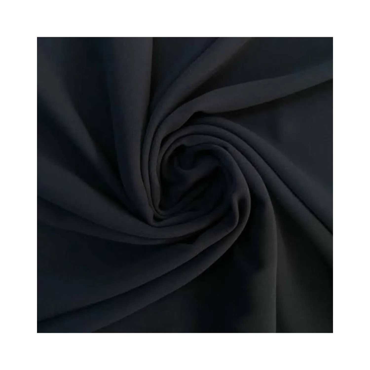 150x100 cm Italian Double Black Crepe Dress Fabric Suitable for Skirts, Dresses, Abayas, Tunics, topcoats, Trousers-Skirts,