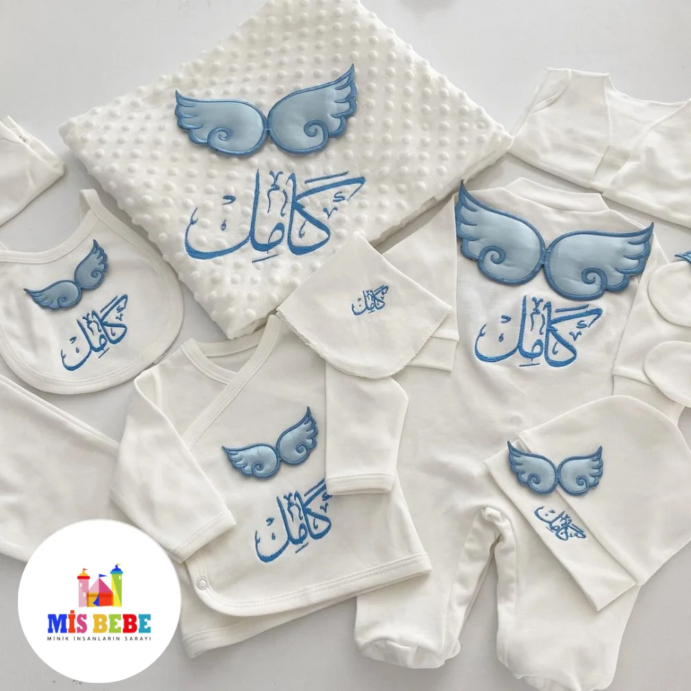 Baby Boy Girl Personalize Newborn Clothing 10-pcs Hospital Outlet Custom Fabric Babies Healthy Safe Outfit Sets Dresses