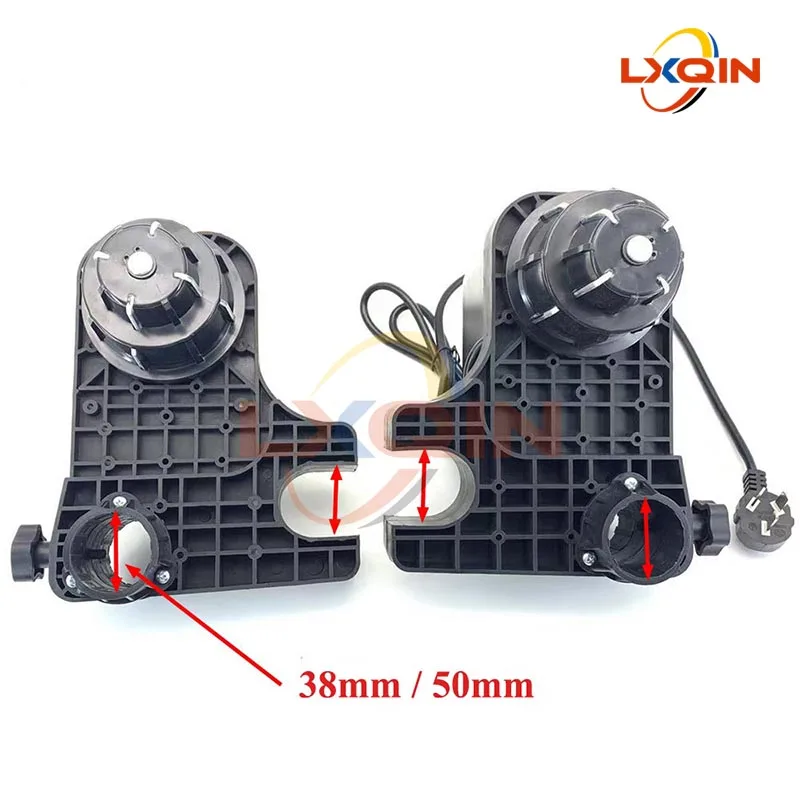 LXQIN single power paper roller kit for printer rewinder roller take up system with single motor paper collector 38mm/50mm