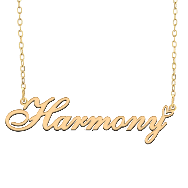 Custom Personalized Name Necklaces for Harmony Best Friends Birthday Christmas Mother Days Jewelry Gifts