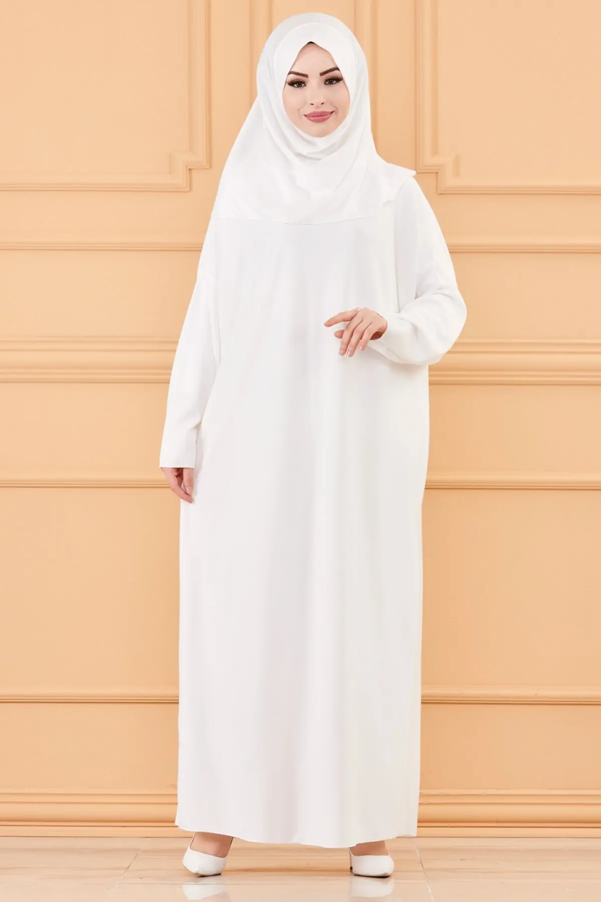 Women's Prayer gown + Ready Scarf Muslim Prayer Gown Ramadan Islamic women clothing 2021 turkish turkey