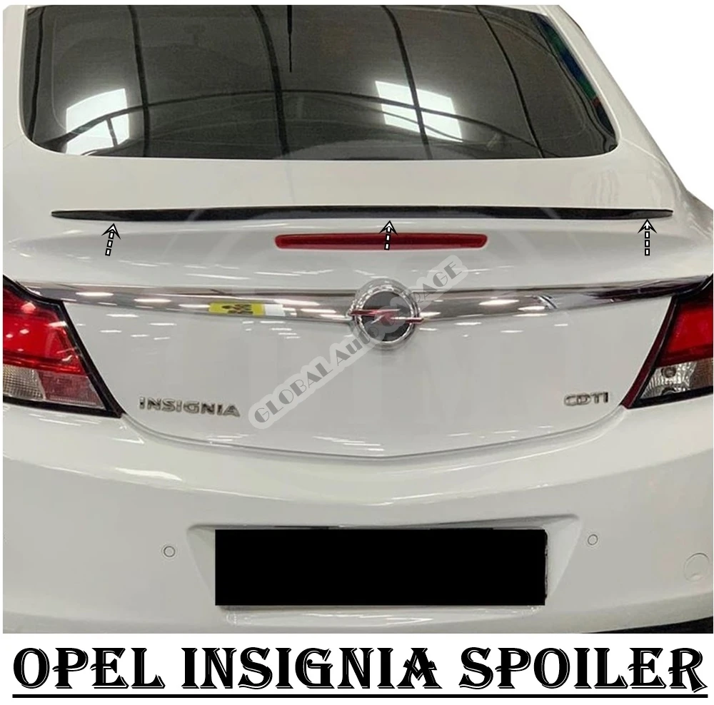 For OPEL INSIGNIA Spoiler 2008-2021 Auto Accessory Universal Spoilers Car Antenna For Car Styling Sill Diffüser Mud Flaps Rear