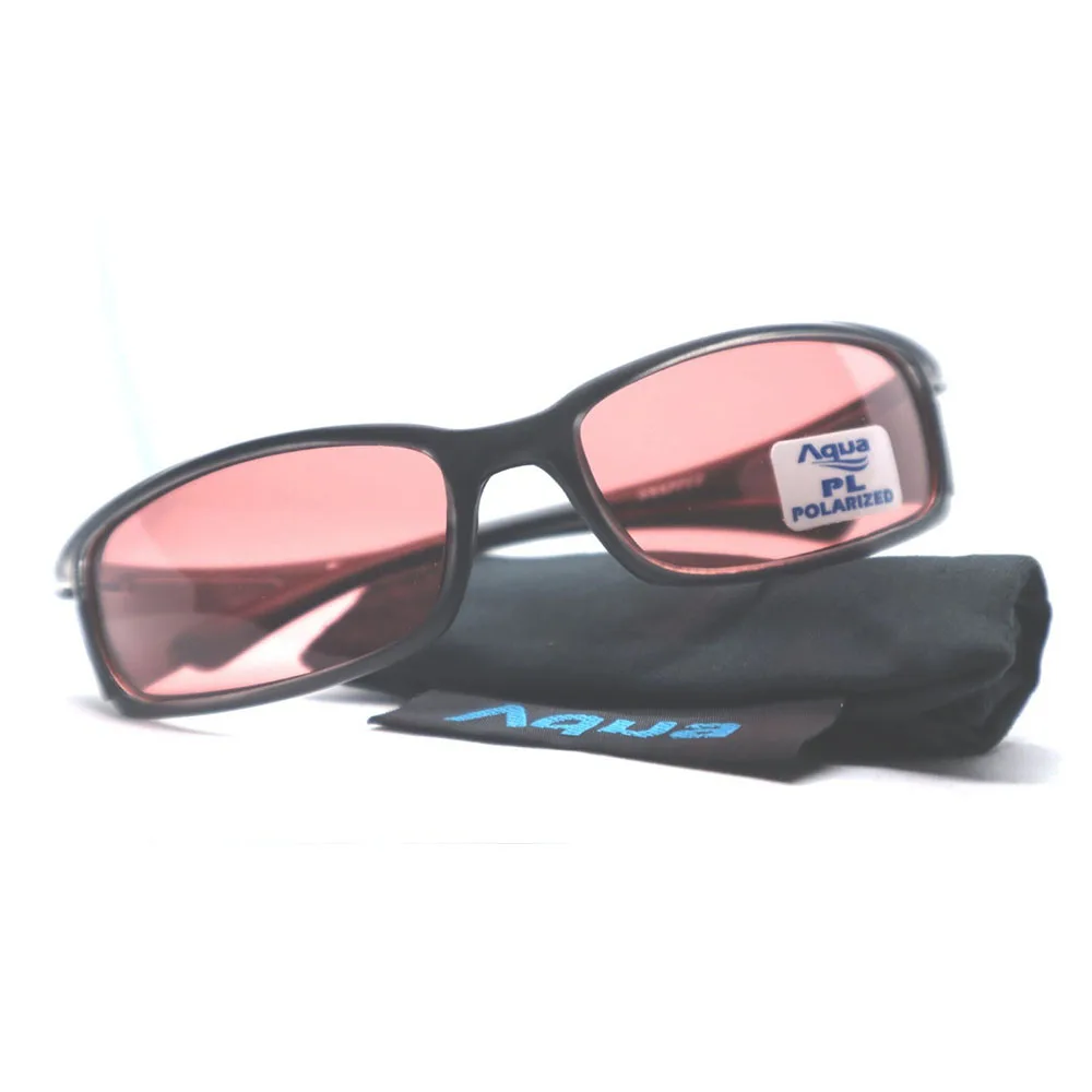 AQUA sunglasses polarized fishing SNAPPER-pink lens