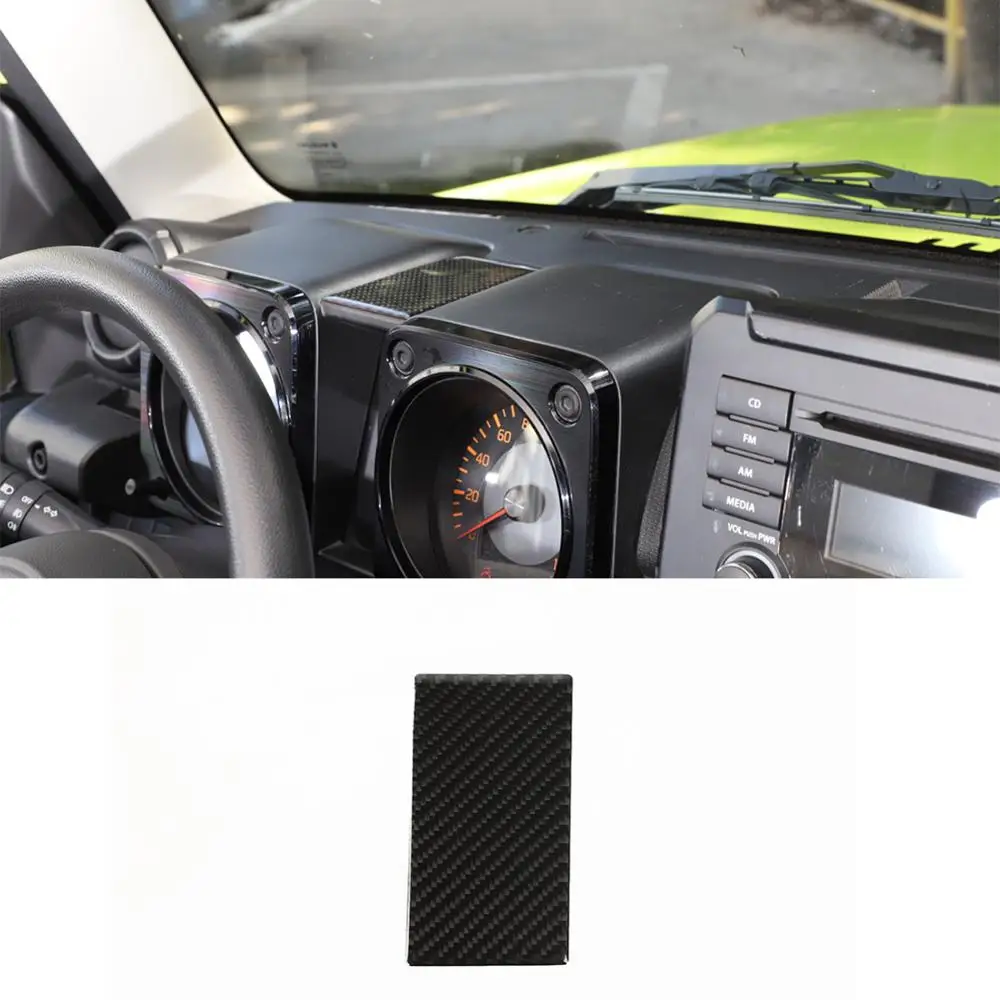 

Jimny Carbon Fiber Dashboard Cover Trim, Dash Decorative Cover for Suzuki Jimny 2019-2020